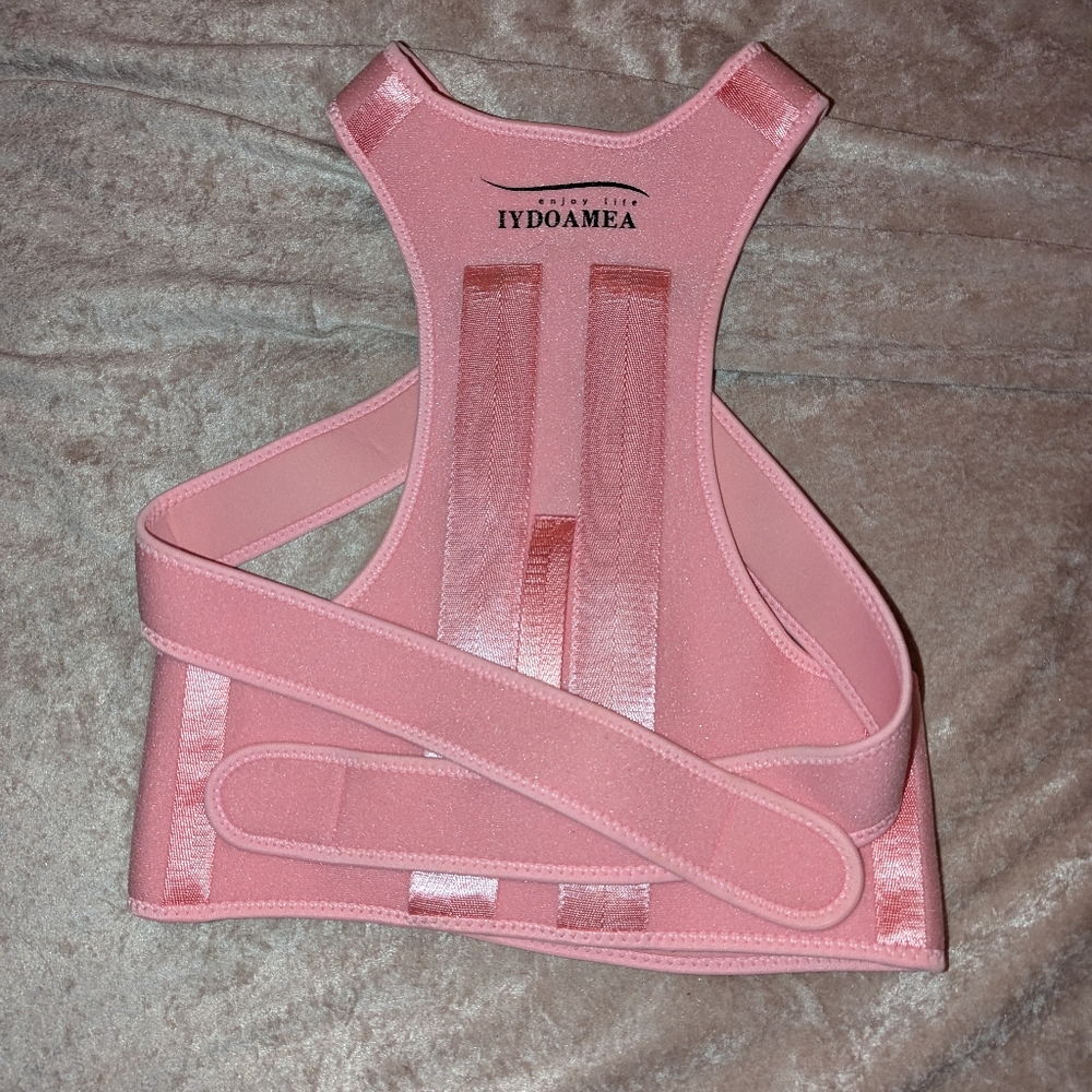 Pink Back Support Brace
